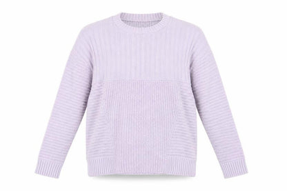 Womens UK Size 4 Preworn Purple Pullover Jumper
