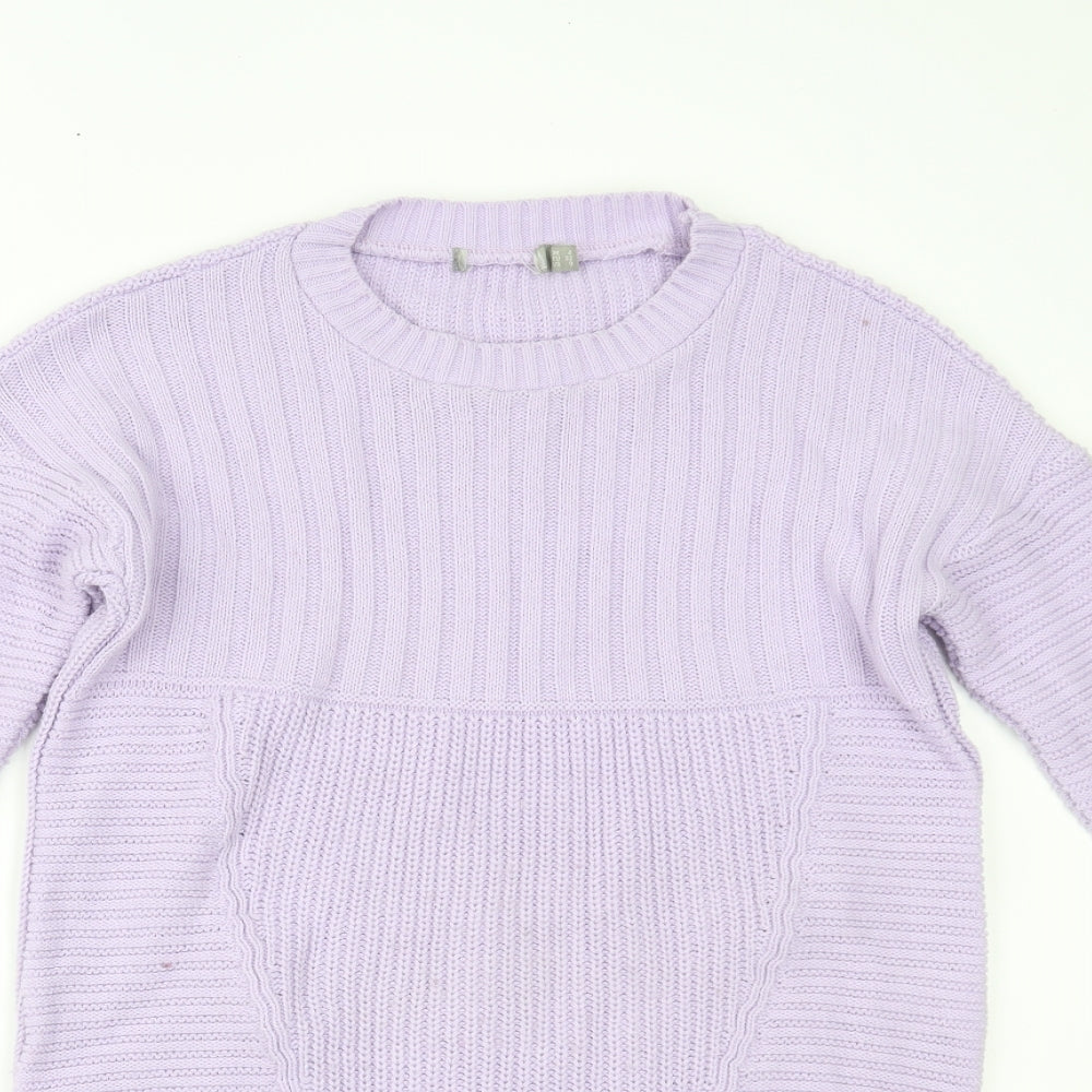 Womens UK Size 4 Preworn Purple Pullover Jumper