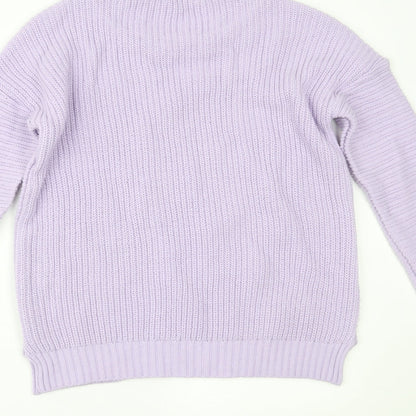 Womens UK Size 4 Preworn Purple Pullover Jumper