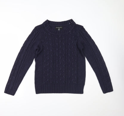 Womens UK Size M Originals Knitwear Blue Pullover Jumper