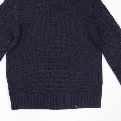 Womens UK Size M Originals Knitwear Blue Pullover Jumper