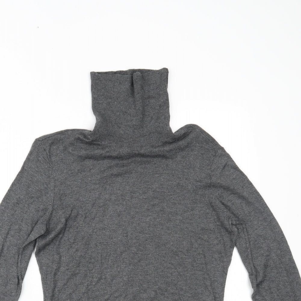 Womens UK Size S H&M Grey Basic Blouse
