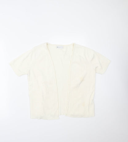 Womens UK Size 12 BHS Ivory Cardigan Jumper