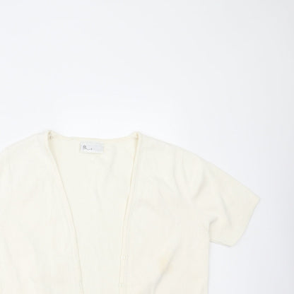 Womens UK Size 12 BHS Ivory Cardigan Jumper