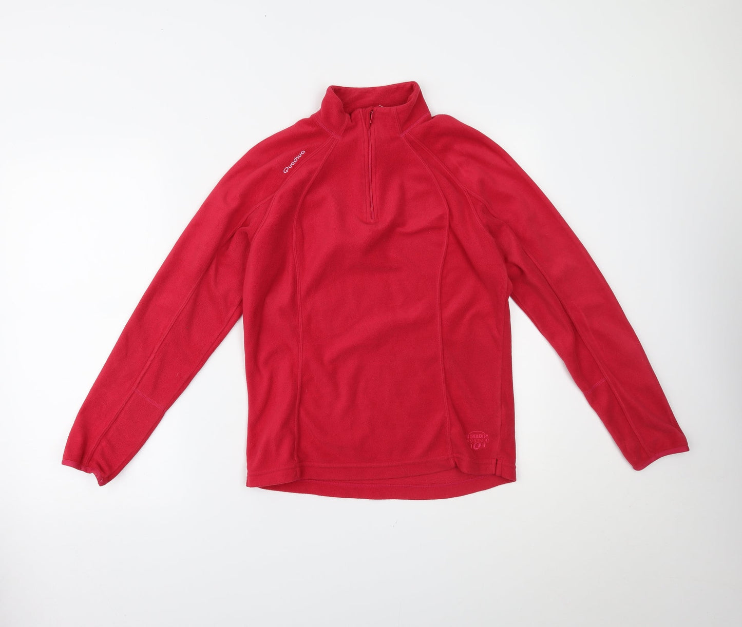 Womens UK Size M DECATHLON Pink Henley Jumper