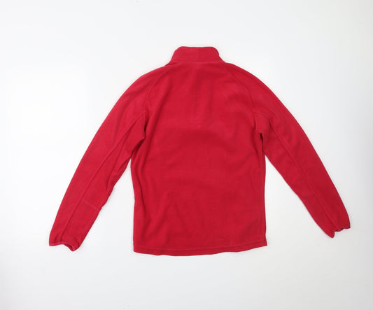 Womens UK Size M DECATHLON Pink Henley Jumper