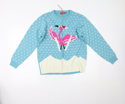 Avenue Womens Blue   Pullover Jumper Size M