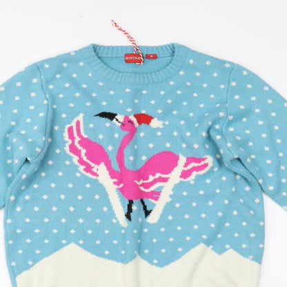 Avenue Womens Blue   Pullover Jumper Size M