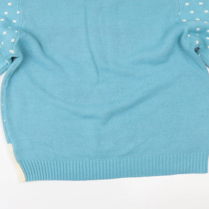 Avenue Womens Blue   Pullover Jumper Size M