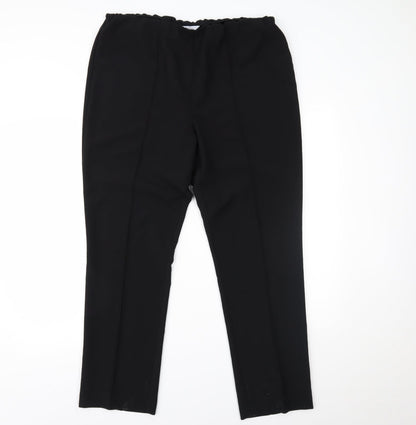 Classic Womens Black   Trousers  Size 16 L28 in