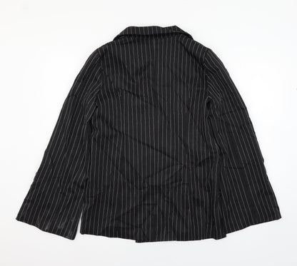 Womens UK Size 8 PRETTYLITTLETHING Black Jacket