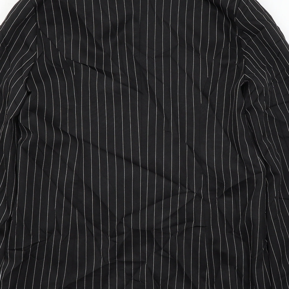 Womens UK Size 8 PRETTYLITTLETHING Black Jacket