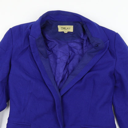 Orlay Womens Blue   Jacket Blazer Size S
