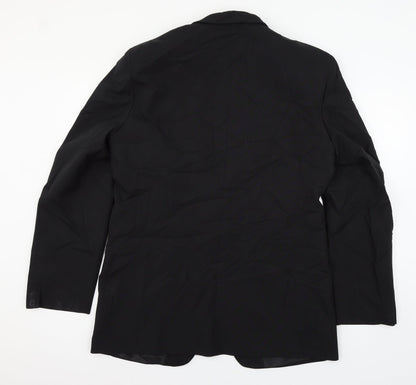 Mens UK Size L C&A Regular Black Suit Jacket
