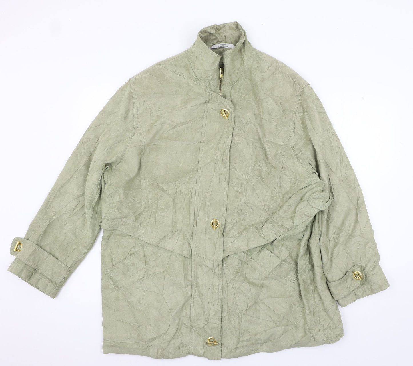 Womens UK Size 18 St Michael Green Jacket