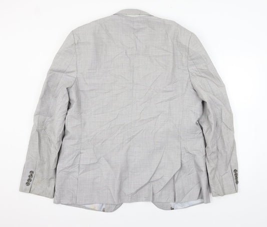 Primark Mens Grey   Jacket Suit Jacket Size XL