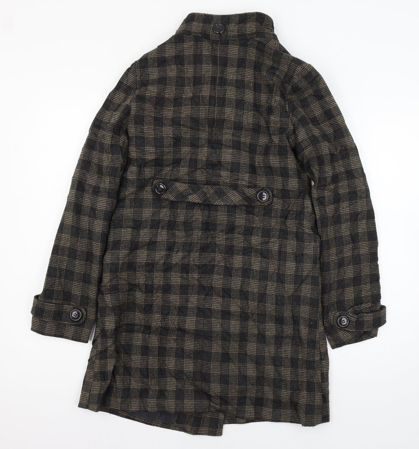 Womens UK Size 8 Topshop Brown Overcoat