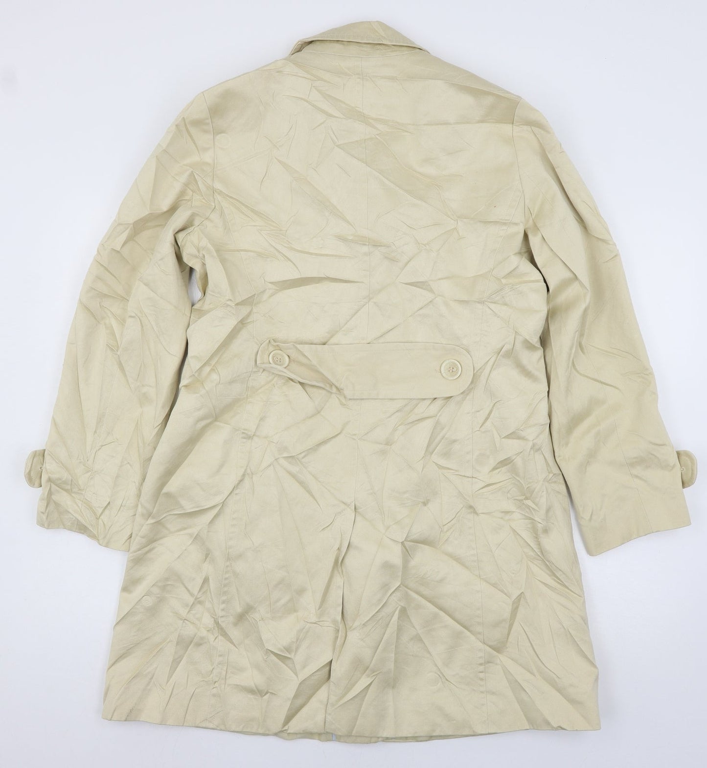 Womens UK Size 16 Marks and Spencer Ivory Overcoat