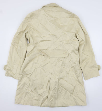 Womens UK Size 16 Marks and Spencer Ivory Overcoat