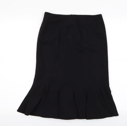Minuet Womens Black   Trumpet Skirt Size 10