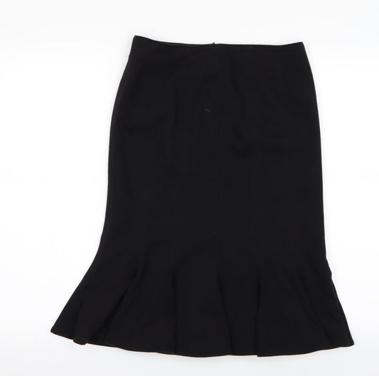 Minuet Womens Black   Trumpet Skirt Size 10