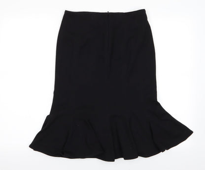 Minuet Womens Black   Trumpet Skirt Size 10