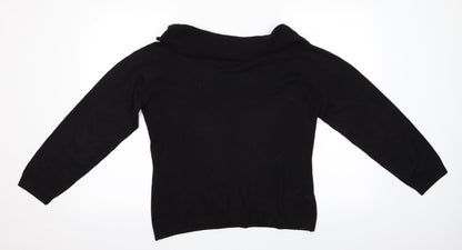 George Womens Black   Pullover Jumper Size S