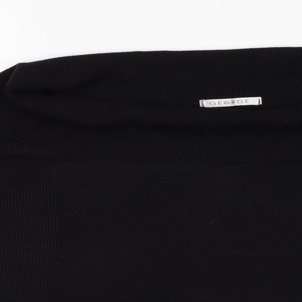 George Womens Black   Pullover Jumper Size S
