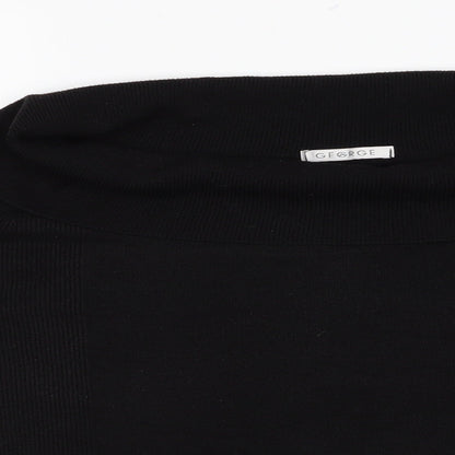 George Womens Black   Pullover Jumper Size S