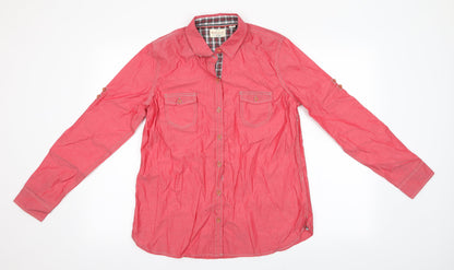 Weather Mens Red    Button-Up Size M