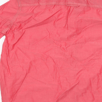 Weather Mens Red    Button-Up Size M