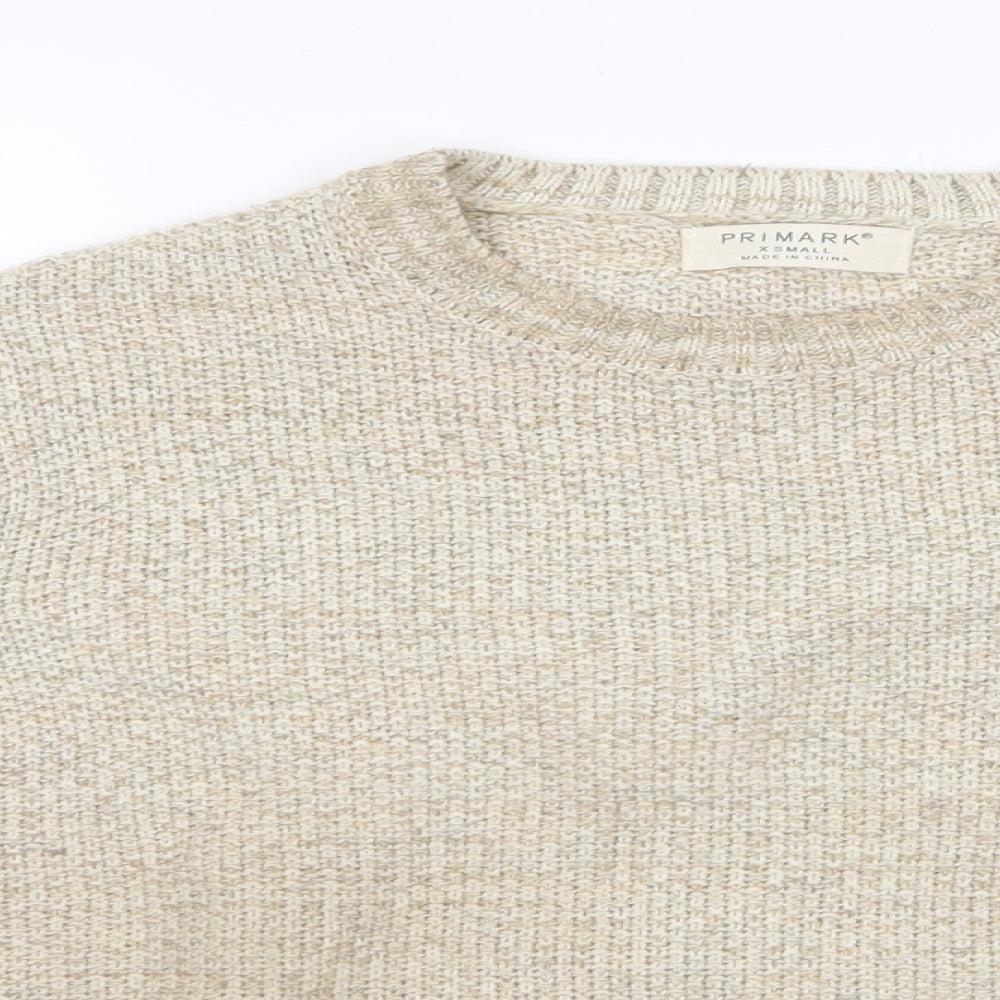 Primark Womens Beige   Pullover Jumper Size XS