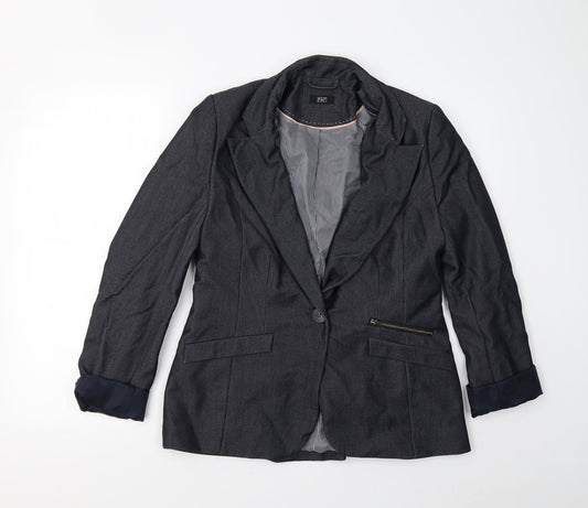 F&F Womens Blue   Jacket Blazer Size 12