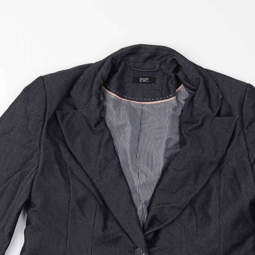 F&F Womens Blue   Jacket Blazer Size 12