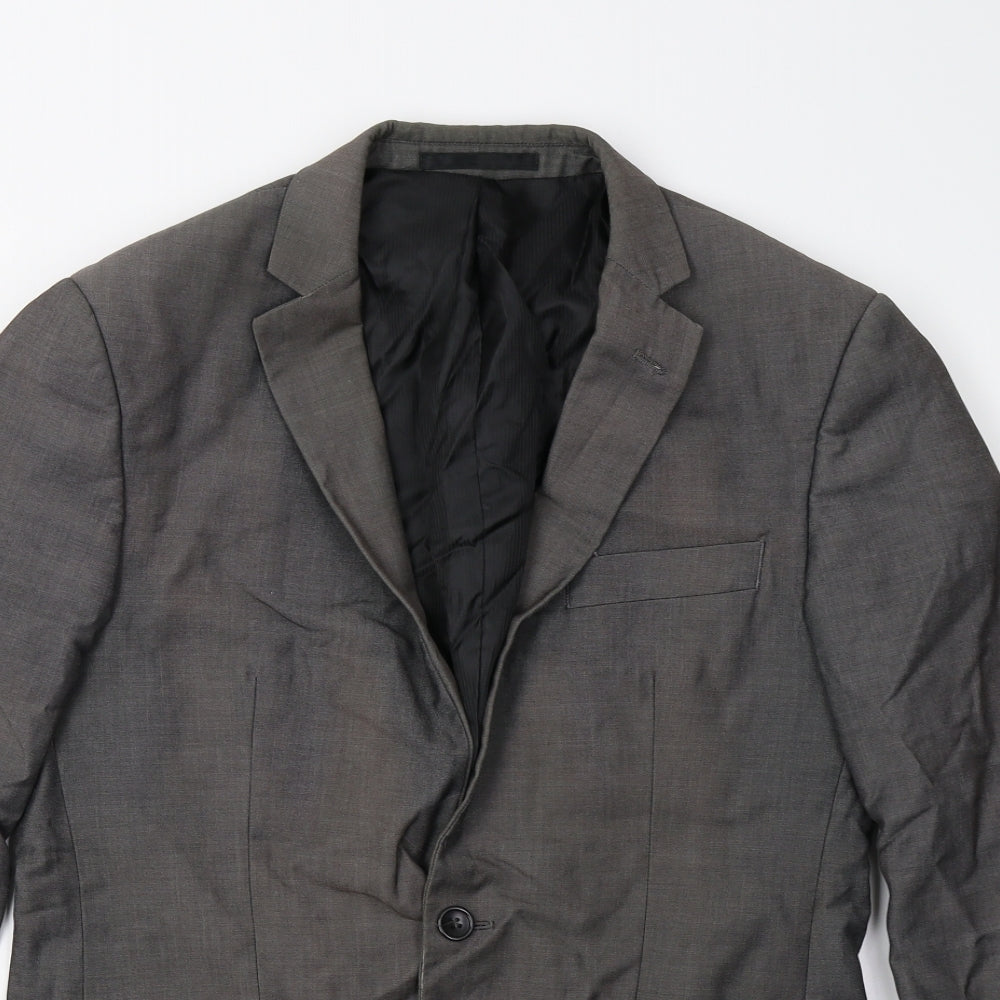 F&F Mens Grey   Jacket Suit Jacket Size 38