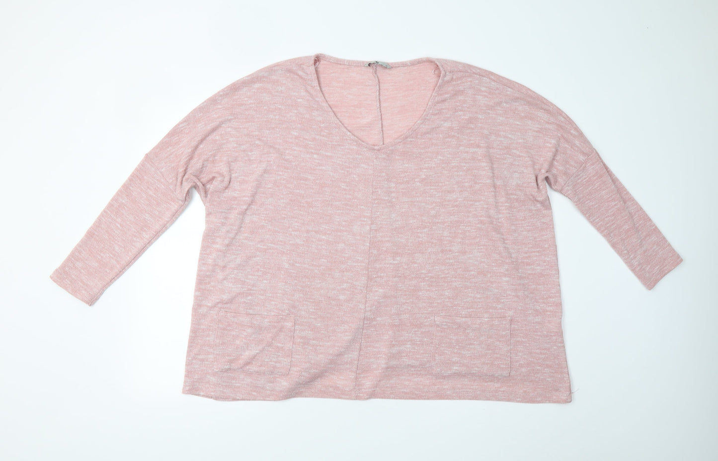 TU Womens Pink  Knit Pullover Jumper Size 14