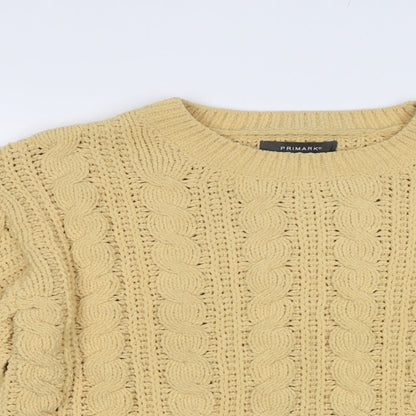 Primark Womens Beige   Pullover Jumper Size S