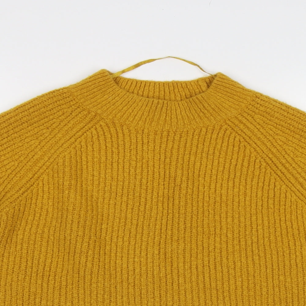 Primark Womens Yellow   Pullover Jumper Size S