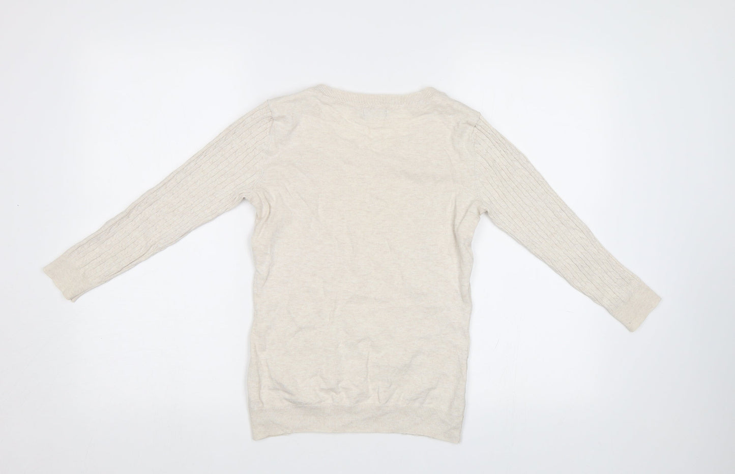 F&F Womens Beige   Pullover Jumper Size 10