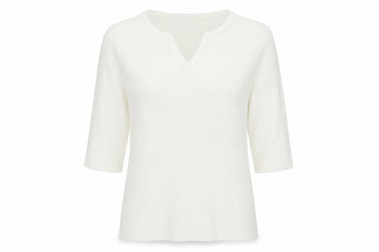 Bonmarché Womens White Pullover Jumper Size M