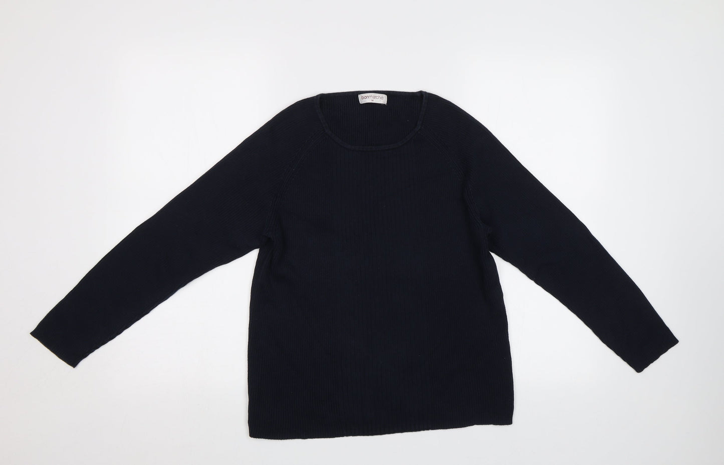 Womens UK Size M Bonmarché Blue Pullover Jumper