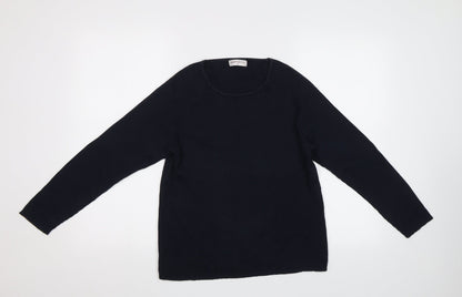 Womens UK Size M Bonmarché Blue Pullover Jumper