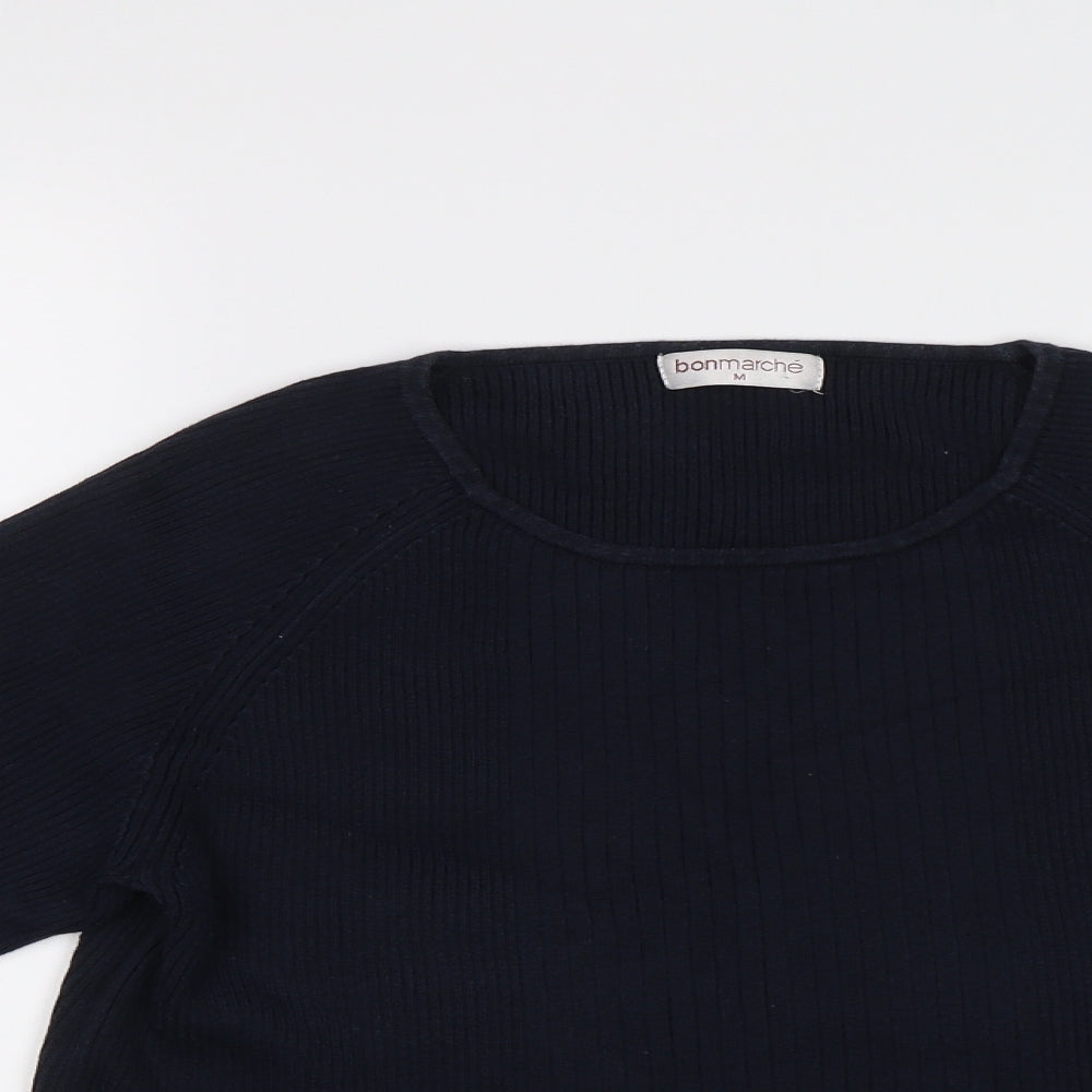 Womens UK Size M Bonmarché Blue Pullover Jumper