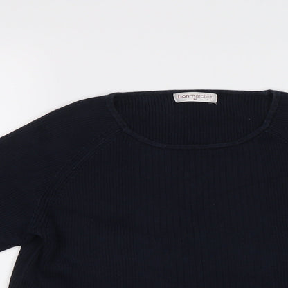 Womens UK Size M Bonmarché Blue Pullover Jumper
