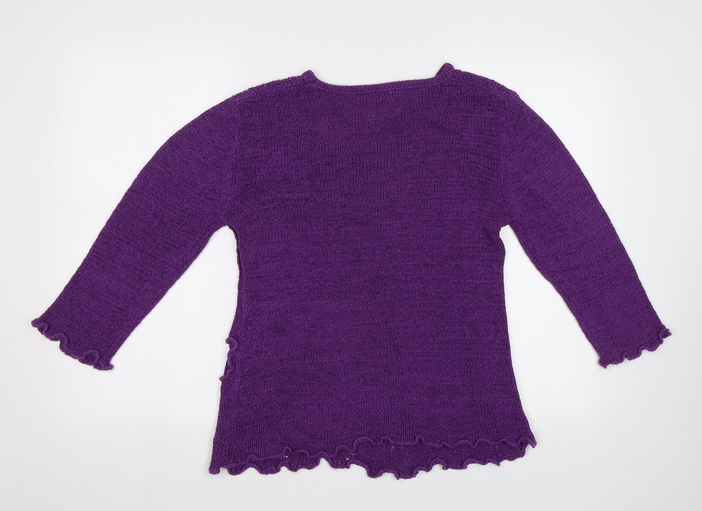 Inspire Collection Womens Purple   Pullover Jumper Size M