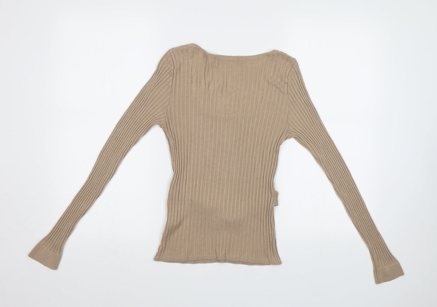 Womens UK Size 12 Very Beige Pullover Jumper