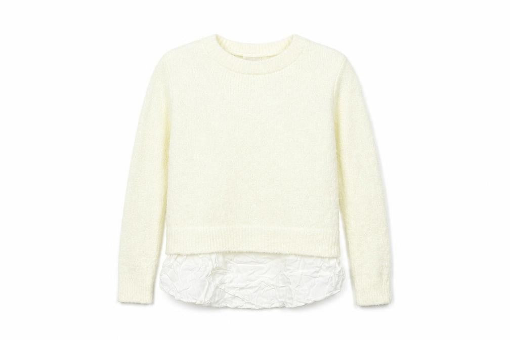 H&M Girls White   Pullover Jumper Size 11-12 Years