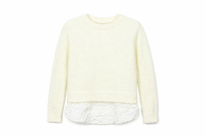 H&M Girls White   Pullover Jumper Size 11-12 Years