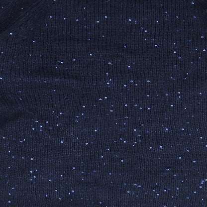 Womens UK Size L Knitwear Blue Pullover Jumper