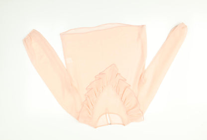 Womens UK Size 10 Preworn Pink  Blouse
